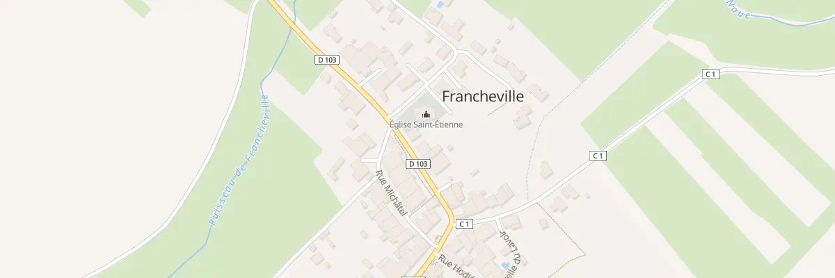 Plan du 10 Rue de l’Eglise à Francheville