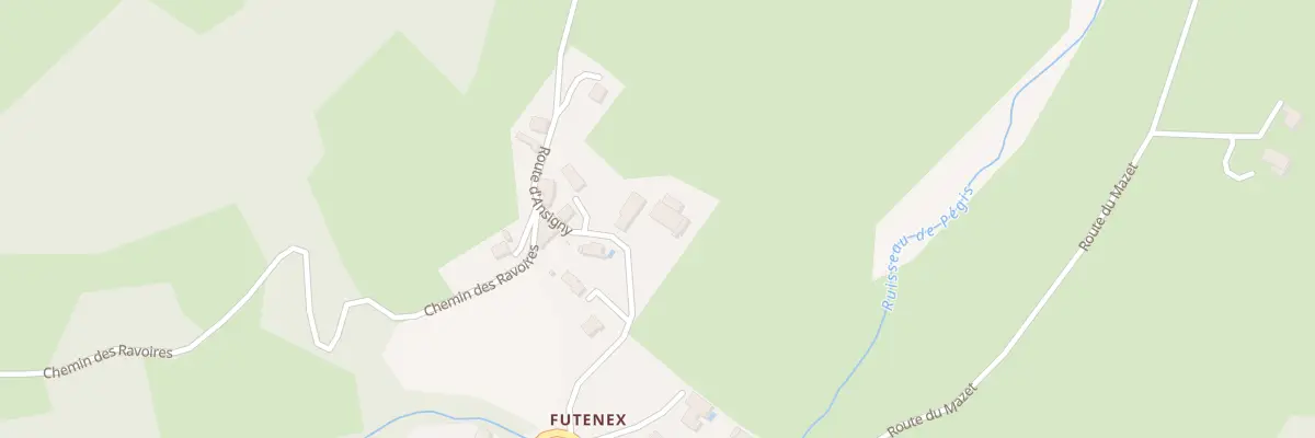 Plan du 160 Rte d’Ansigny à Entrelacs