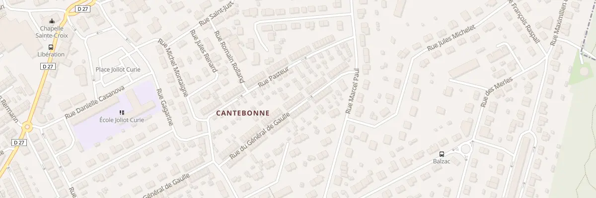 Plan du 85 Rue du Général de Gaulle à Villerupt