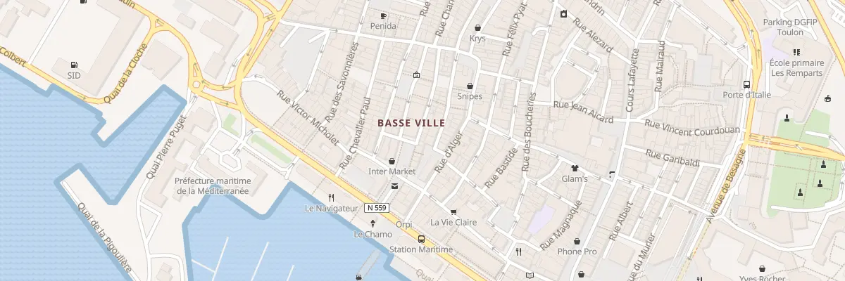 Plan du 42 Rue des Riaux à Toulon