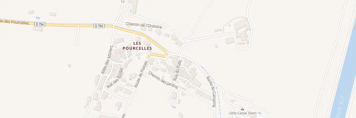 Plan du 7080 Les Trabucs aux Mées