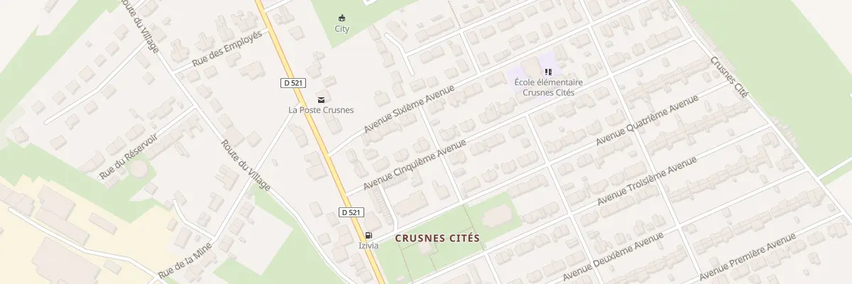 Plan du 17 Av Cinquieme Avenue à Crusnes