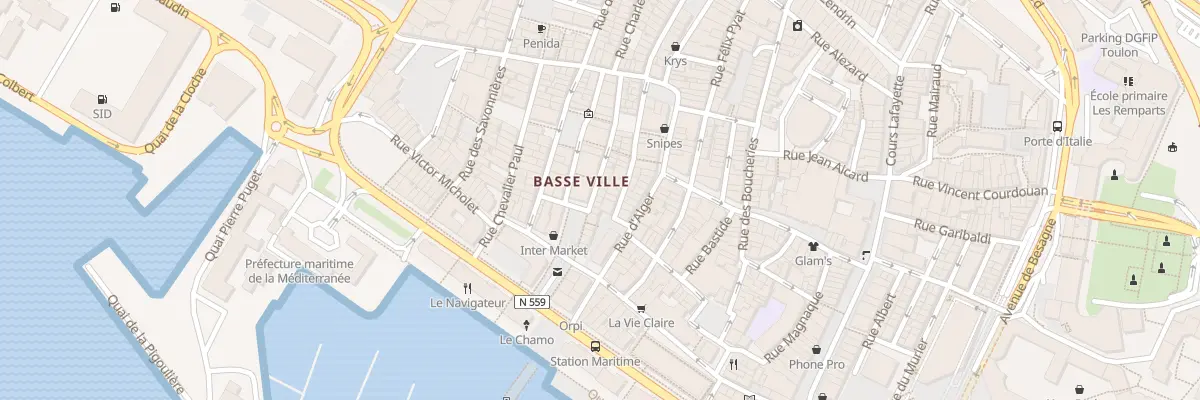 Plan du 40 Rue des Riaux à Toulon