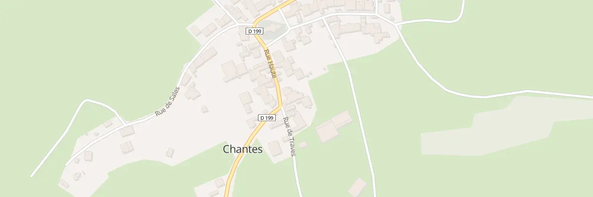 Plan du 12 Rue Haute à Chantes