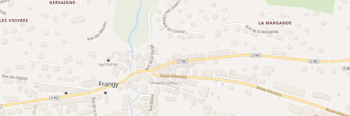 Plan du 67 Rue Haute à Frangy