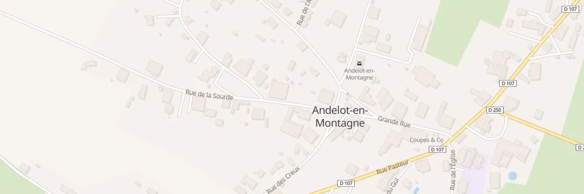 Plan du 2 Rue de la Sourde à Andelot-en-Montagne