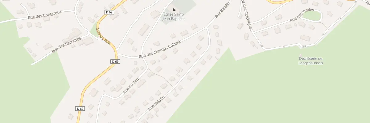 Plan du 23 Rue Balafin à Longchaumois