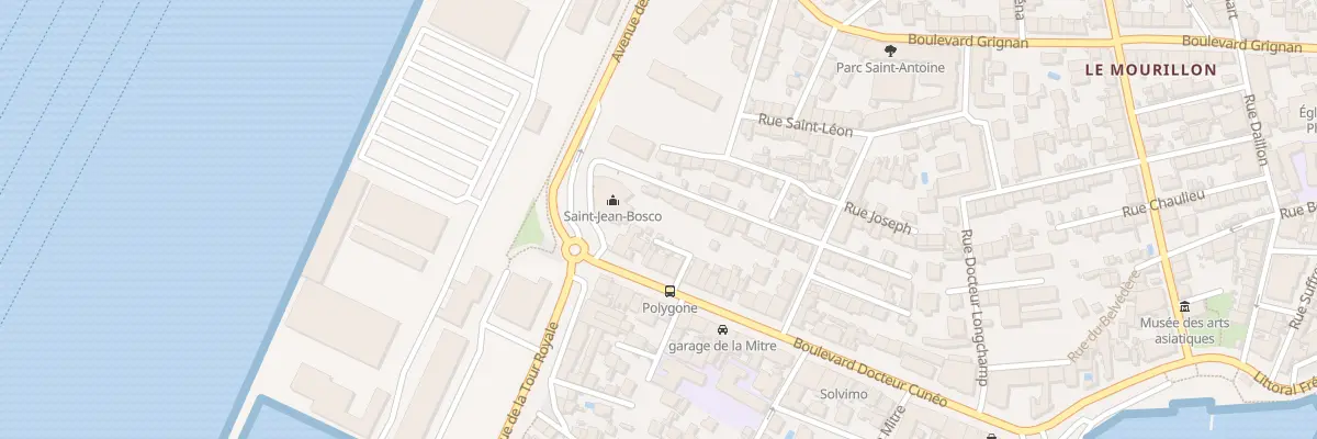 Plan du 68 Rue Langeron à Toulon