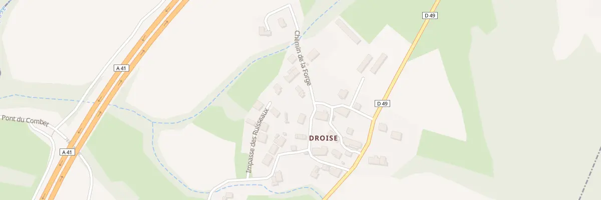 Plan du 97 Che de la Forge à Grésy-sur-Aix