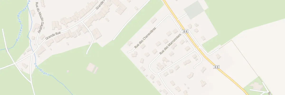 Plan du 7 Rue des Chenevières à Gevigney-et-Mercey