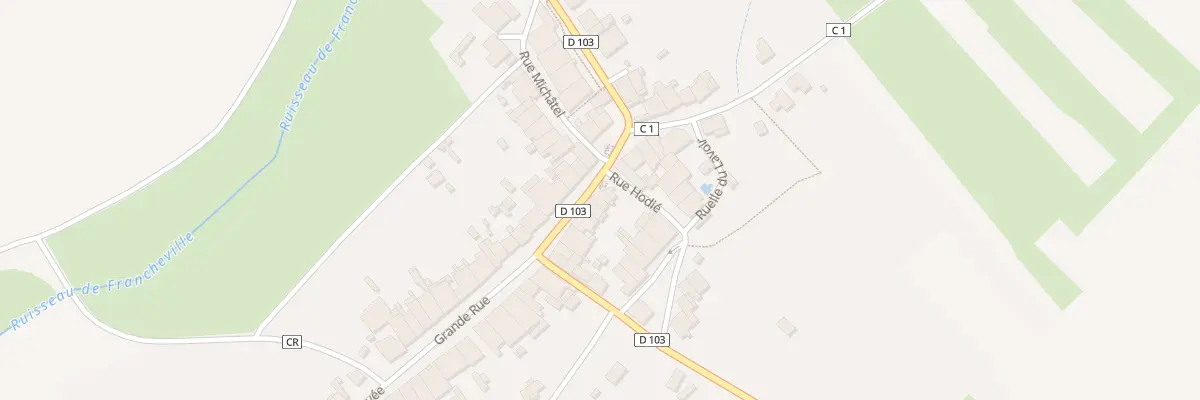 Plan du 7 Gr Grande Rue à Francheville