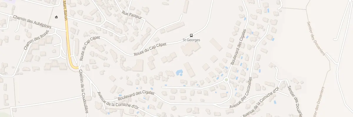 Plan du 9001 Les Hauts Saint Georges à Saint-Mandrier-sur-Mer