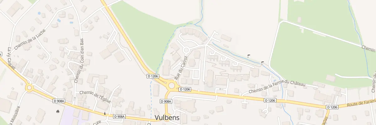 Plan du 54 Rte du Carroz à Vulbens