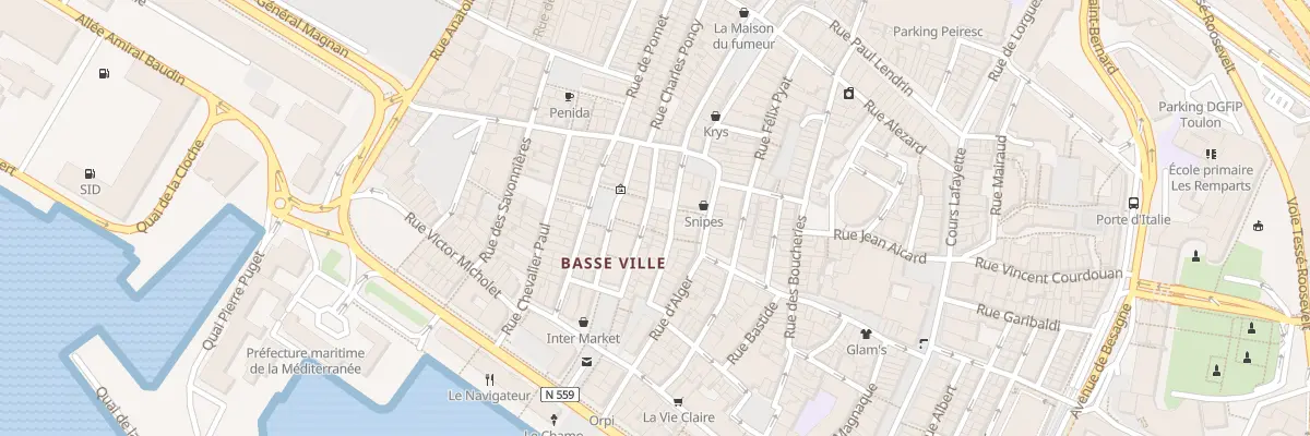Plan du 18 Rue des Riaux à Toulon