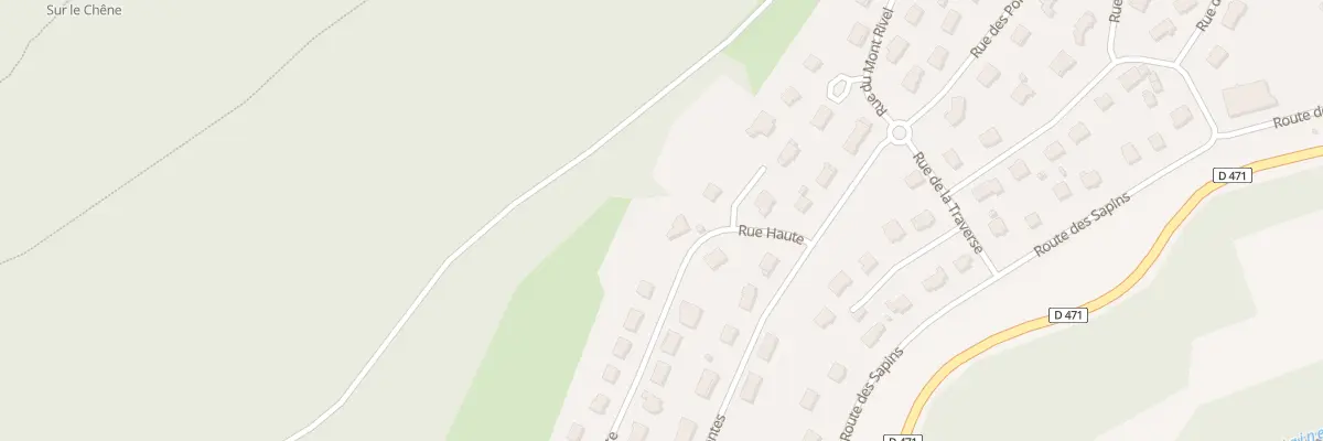 Plan du 6 Rue Haute à Équevillon