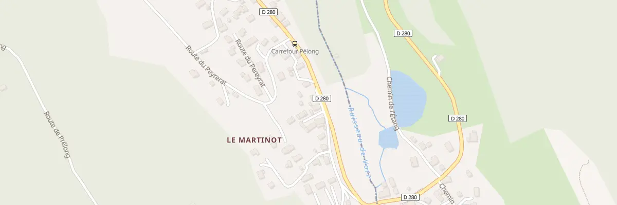Plan du 191 Rte du Martinot à Saint-Mury-Monteymond