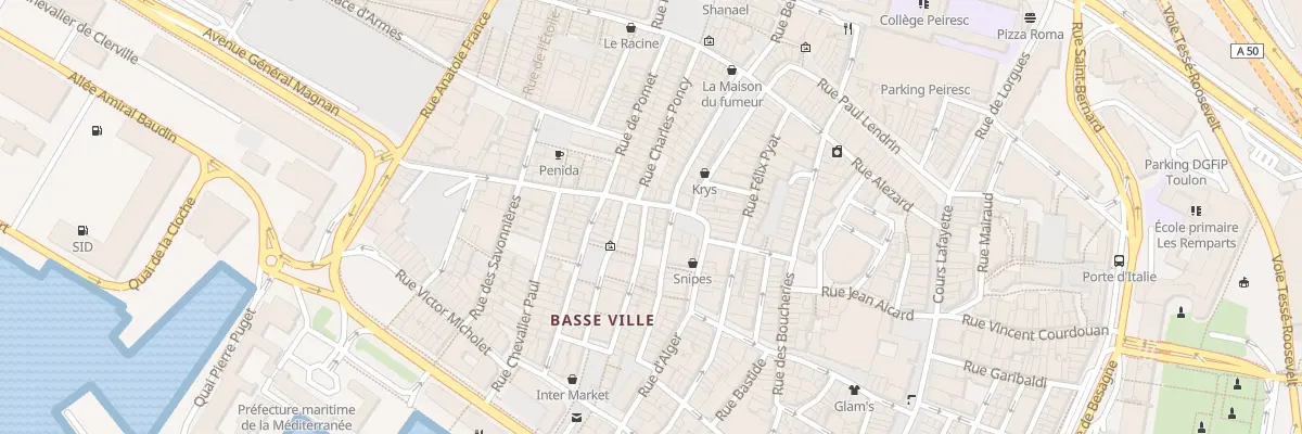 Plan du 4 Rue des Riaux à Toulon