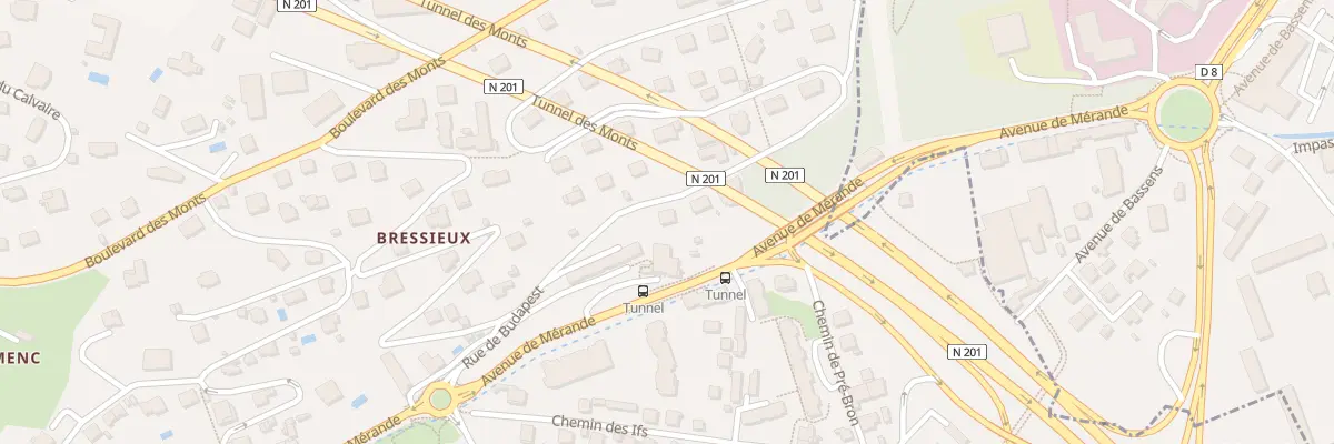 Plan du 10 Rue de Budapest à Chambéry
