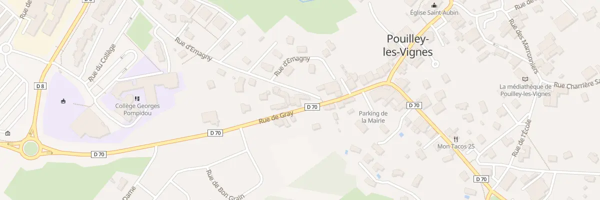 Plan du 22 Rue de Gray à Pouilley-les-Vignes