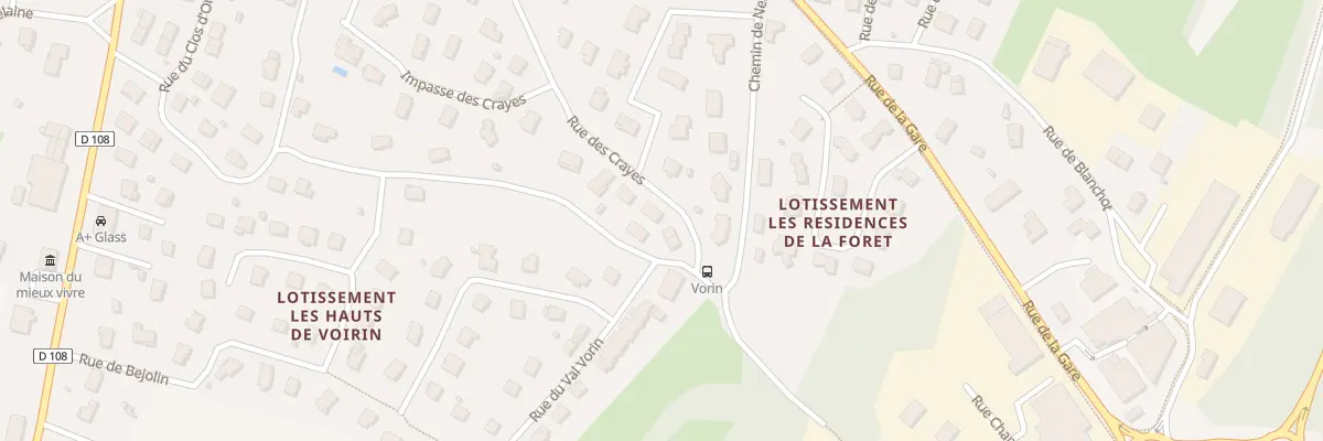 Plan du 34 Rue des Crayes à Serre-les-Sapins