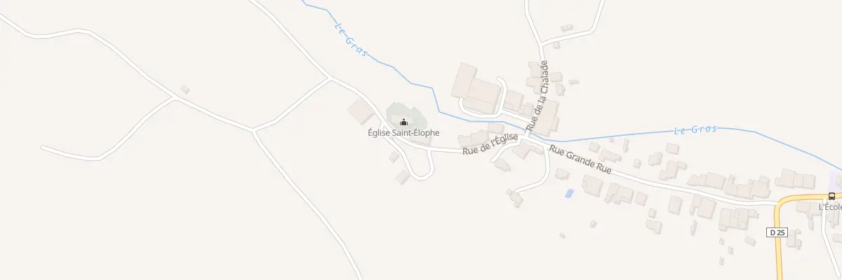 Plan du 120 Rue de l’Eglise à Viviers-le-Gras