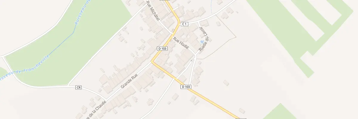 Plan du 6 Rue Hodié à Francheville