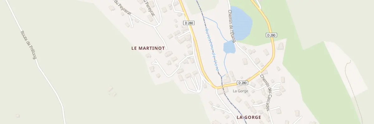 Plan du 5081 Le Martinot à Saint-Mury-Monteymond