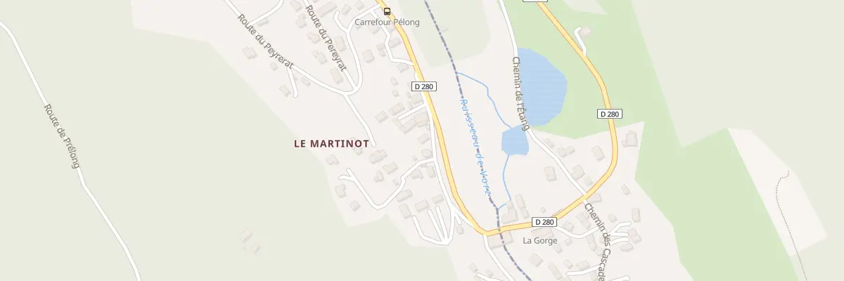 Plan du 127 Rte du Martinot à Saint-Mury-Monteymond