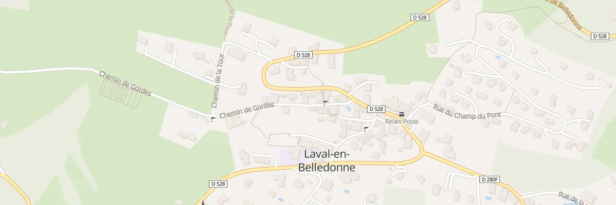 Plan du 58 Che de Gordes à Laval-en-Belledonne