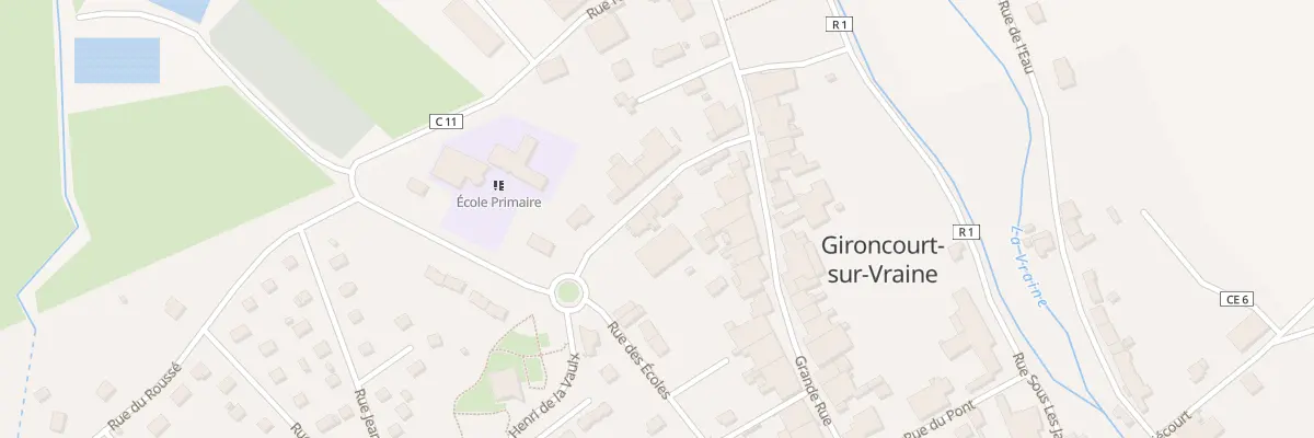 Plan du 5 Rue Du Frene à Gironcourt-sur-Vraine