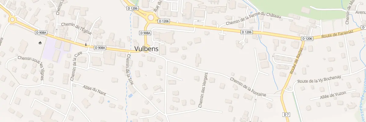 Plan du 99 Che de la Fontaine à Vulbens