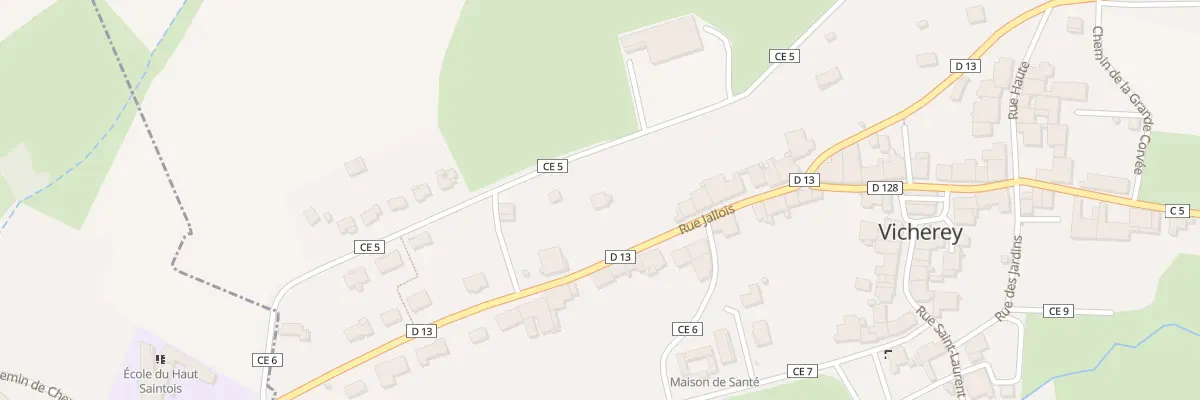 Plan du 16 Rue Jallois à Vicherey