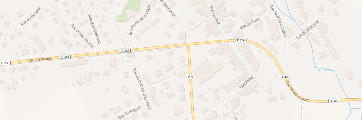 Plan du 2 Rue De Vittel à Gironcourt-sur-Vraine