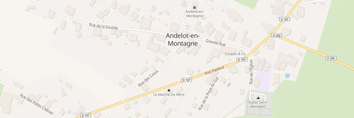 Plan du 9 Pl de la Mairie à Andelot-en-Montagne