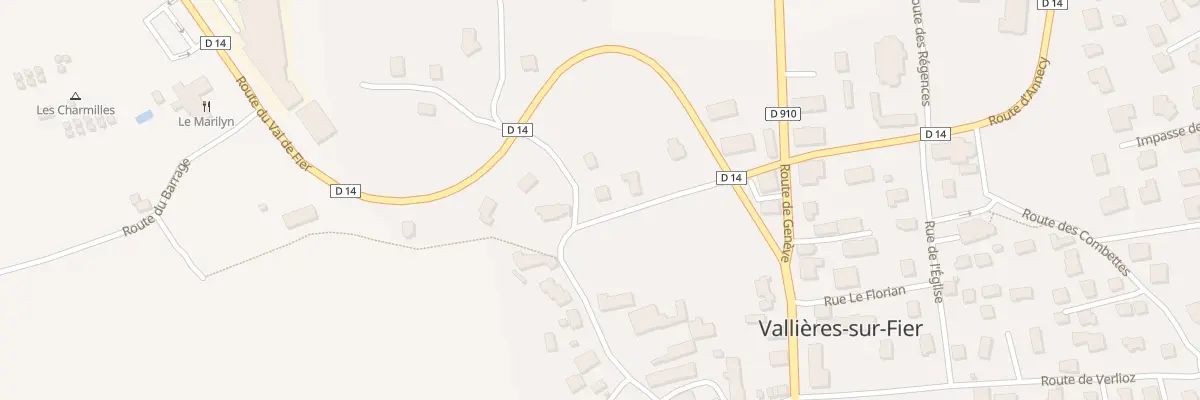 Plan du 152 Rue de l’ancienne cure à Vallières-sur-Fier