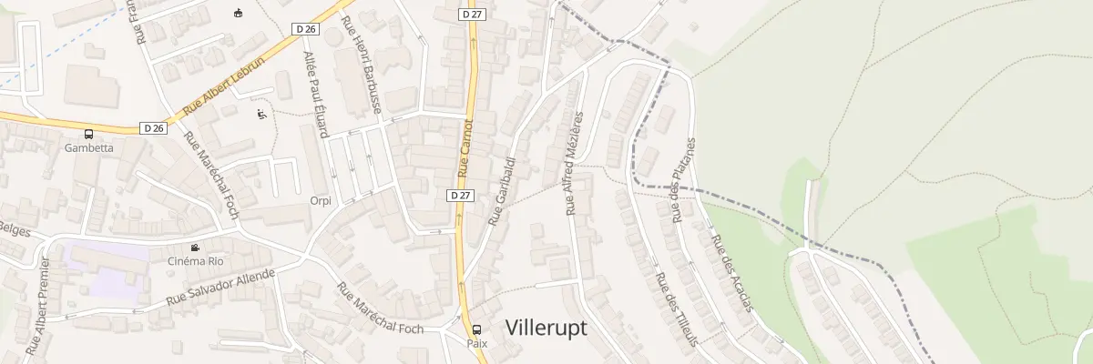 Plan du 11 Rue Alfred Mezieres à Villerupt