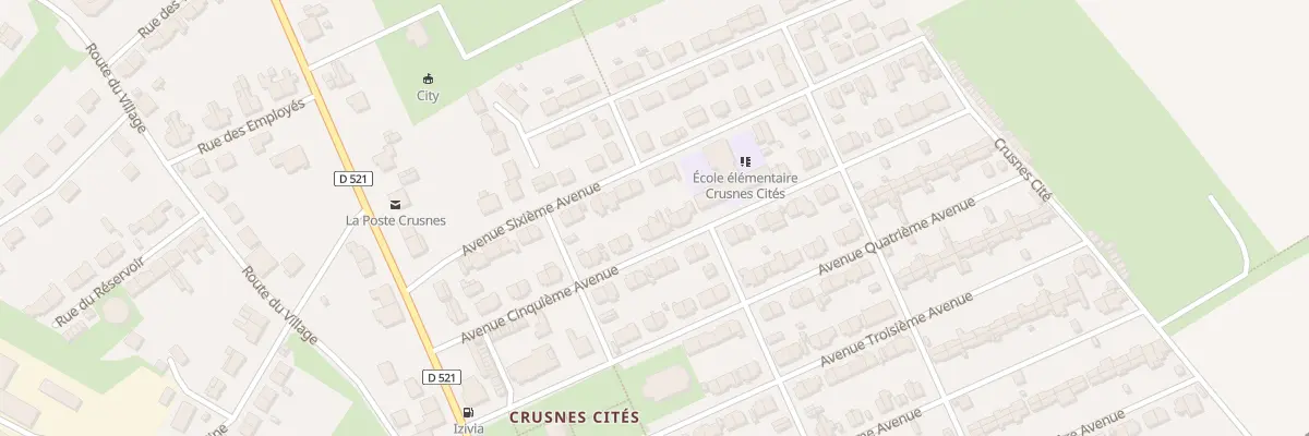 Plan du 29 Av Cinquieme Avenue à Crusnes