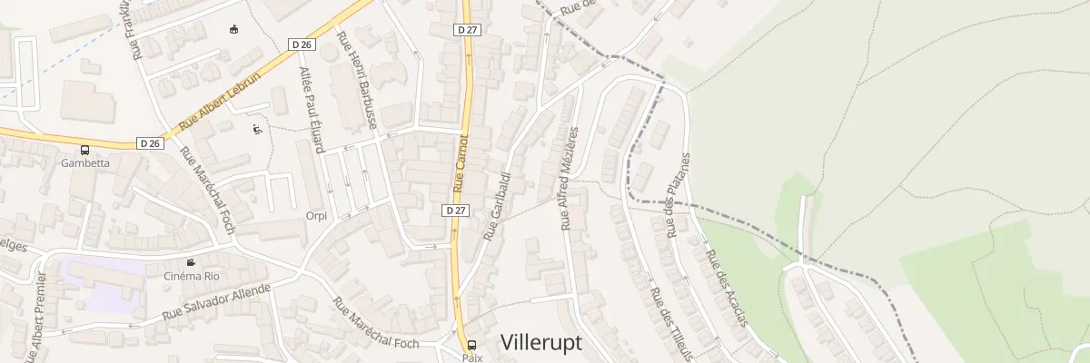 Plan du 9 Rue Alfred Mezieres à Villerupt