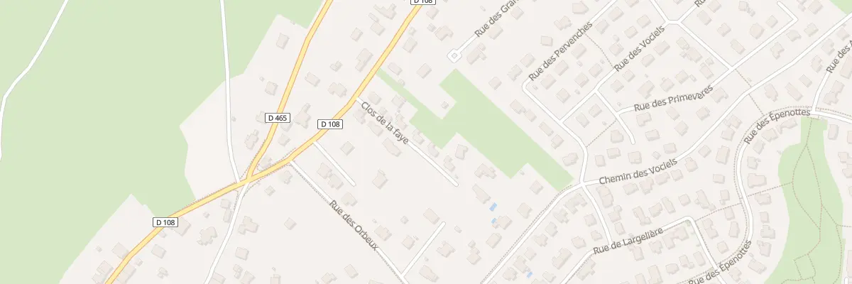 Plan du 8A Rue de la Faye à Serre-les-Sapins