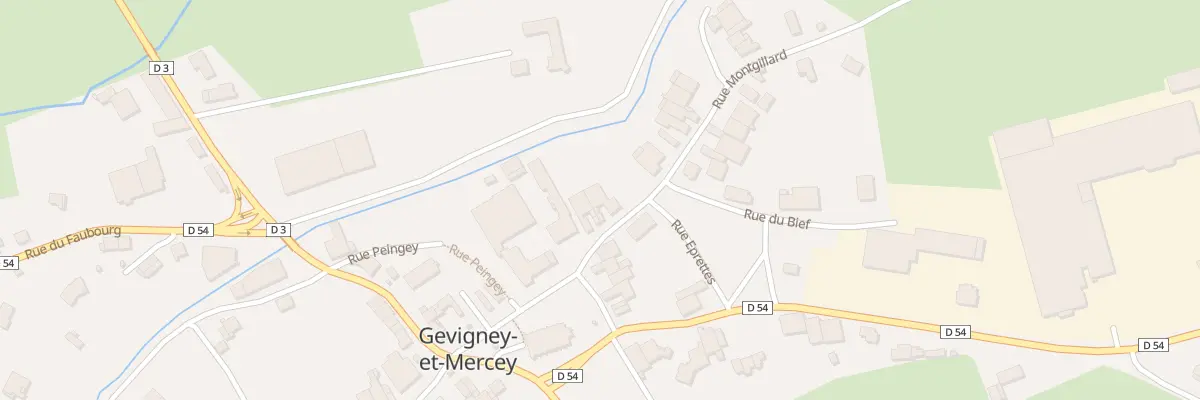 Plan du 11 Rue Montgillard à Gevigney-et-Mercey