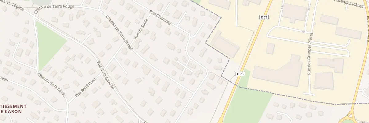 Plan du 13I Rue Champey à Franois
