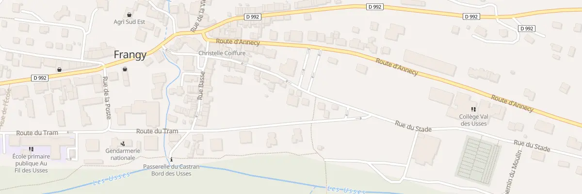 Plan du 60 Rue du Stade à Frangy