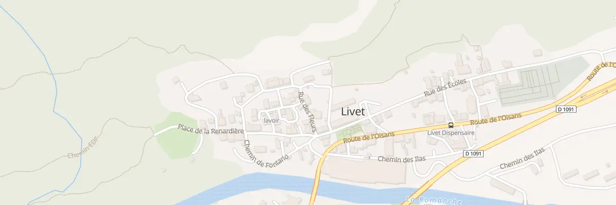 Plan du 4 Rue des Fleurs à Livet-et-Gavet