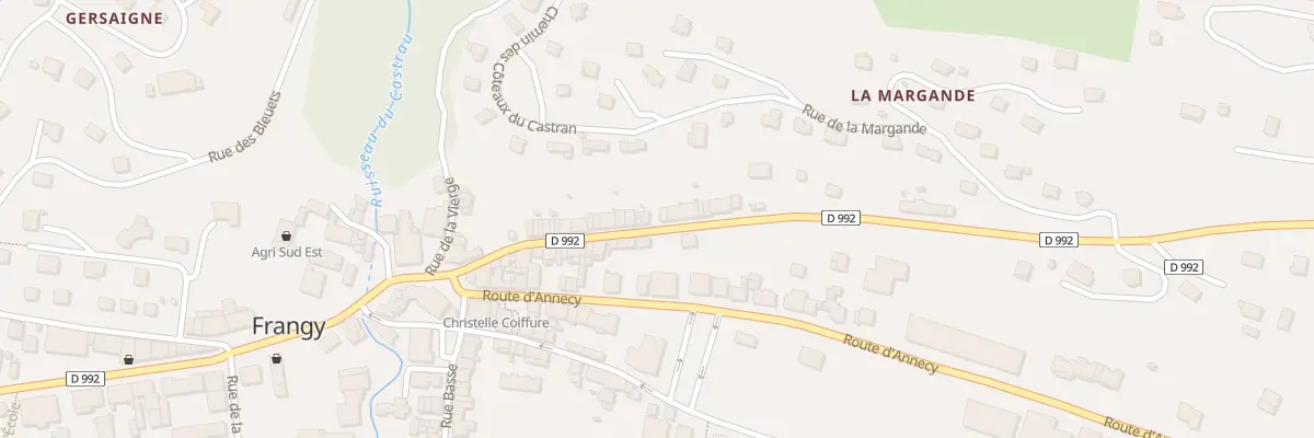 Plan du 155 Rue Haute à Frangy