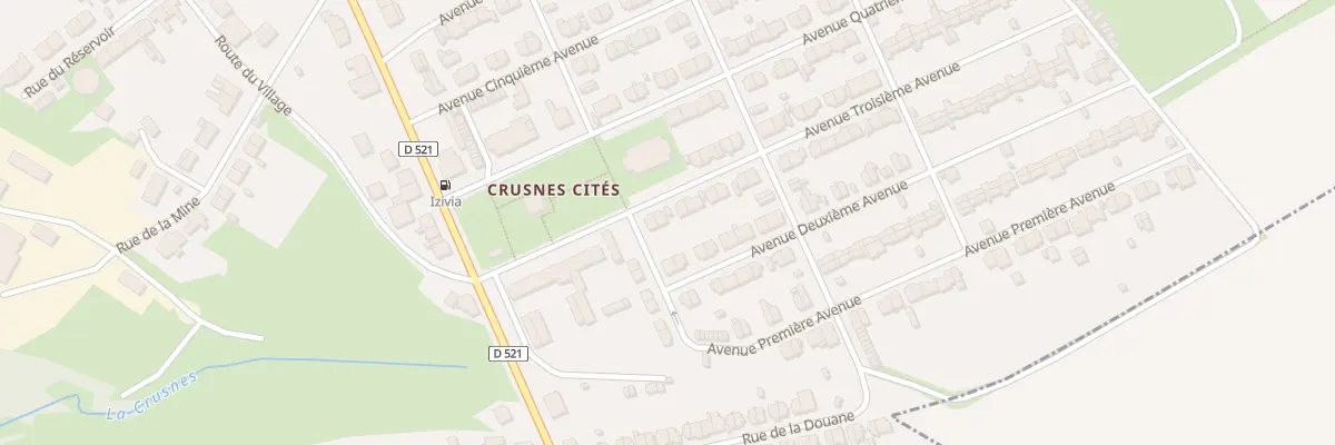 Plan du 8 Av Troisième Avenue à Crusnes