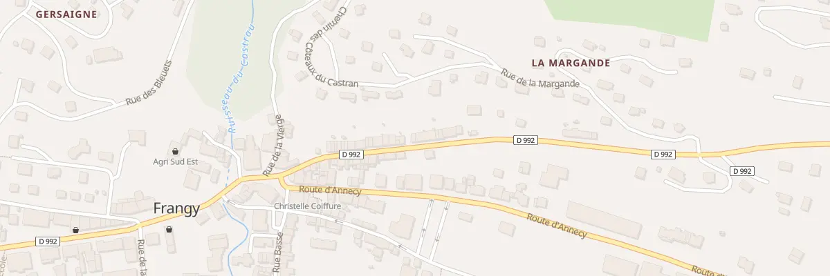 Plan du 163 Rue Haute à Frangy