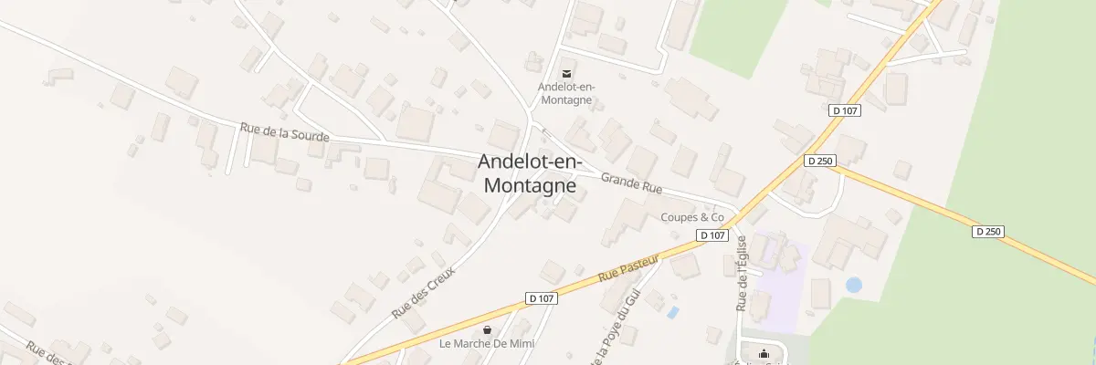 Plan du 3 Pl de la Mairie à Andelot-en-Montagne