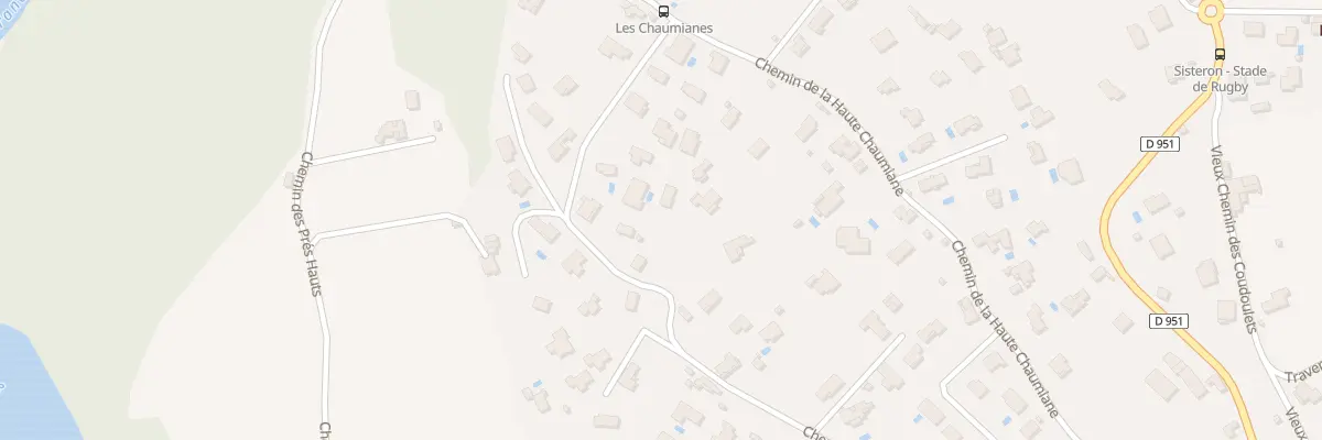 Plan du 66 Che de la Basse Chaumiane à Sisteron