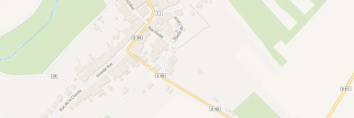 Plan du 9 Rue Hodié à Francheville
