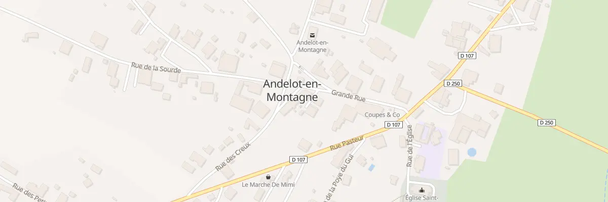 Plan du 2 Grande Rue à Andelot-en-Montagne